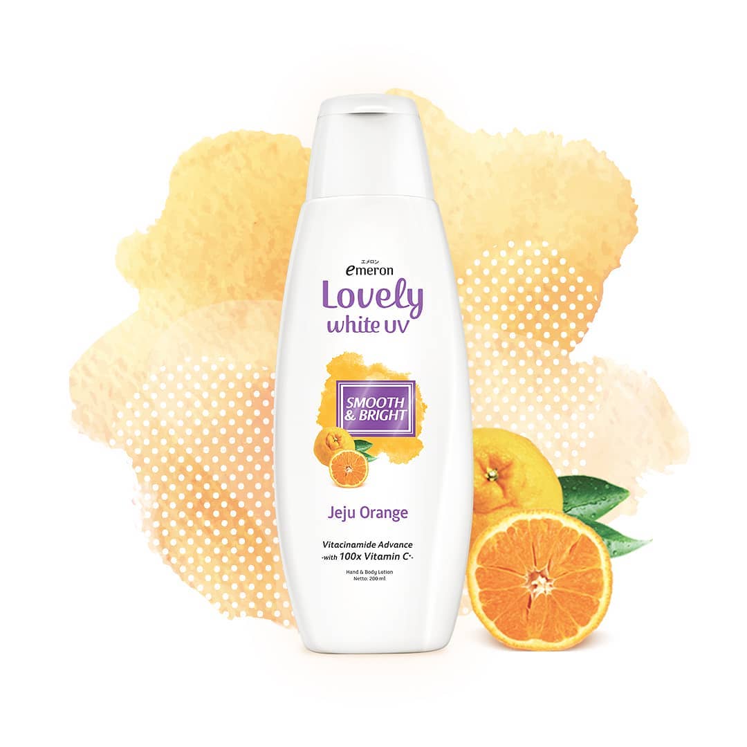 Emeron Lovely White Hand Body Lotion Smooth & Bright 200ml
