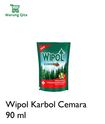 WIPOL KARBOL CEMARA 90ML