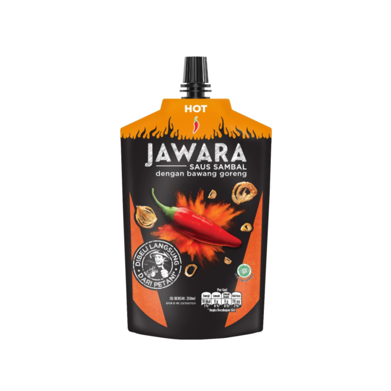 Jawara Saus Sambal Hot Pouch 250ml