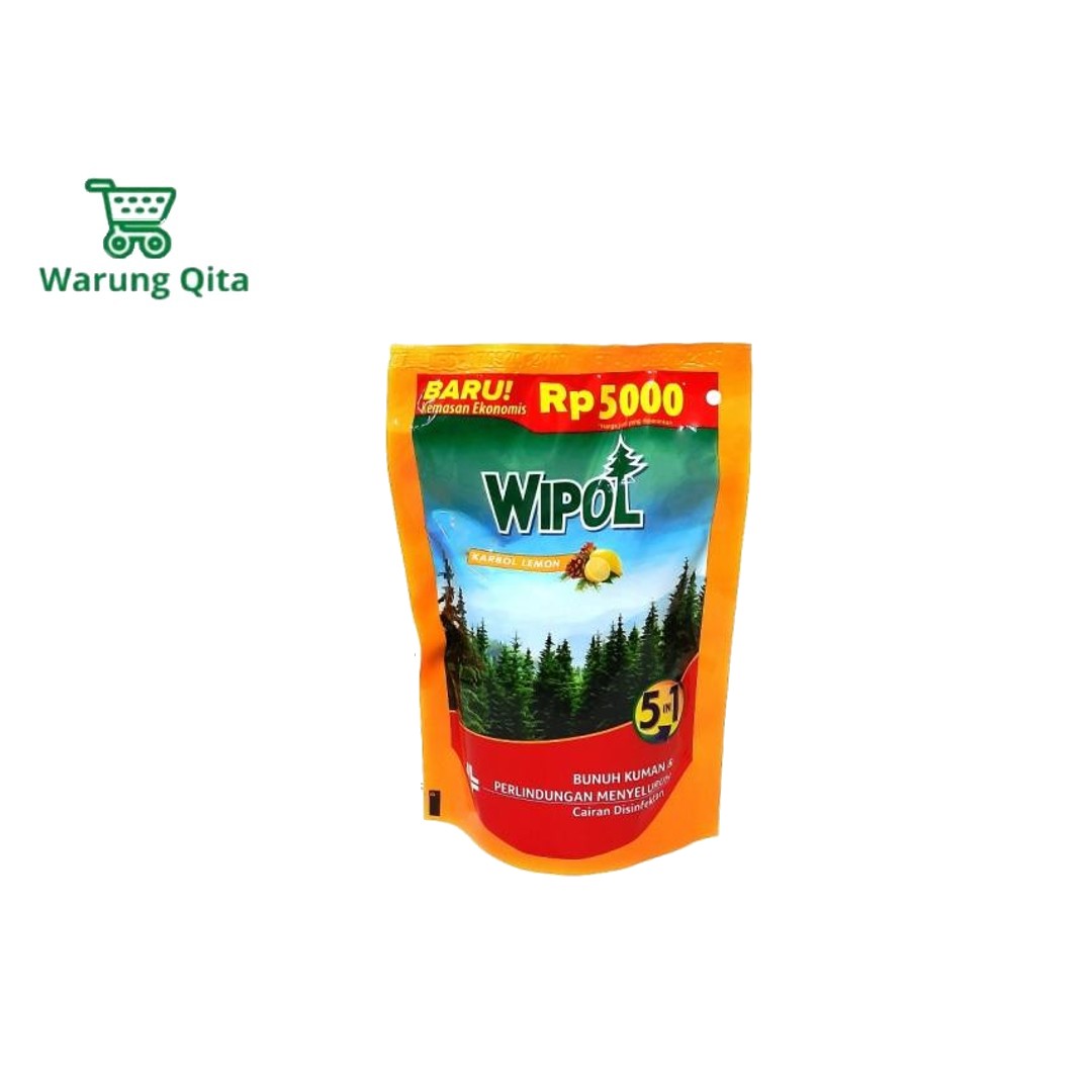 KARBOL WIPOL 240ML LEMON POUCH