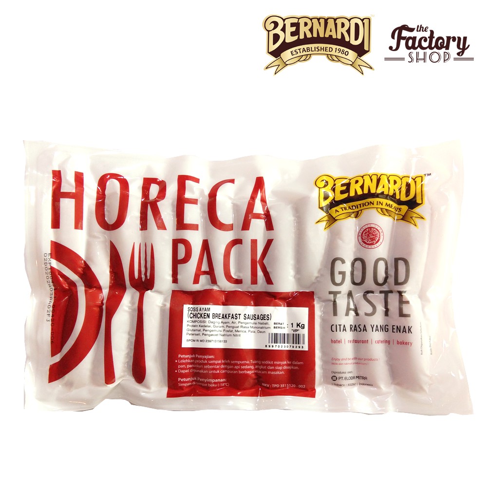 Bernardi Horeca Pack Breakfast Sosis Ayam 1 kg