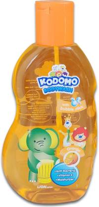 kodomo Baby Bodywash Orange with Bubble Stick  200 ml