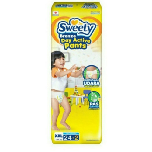 Sweety Popok Bayi Bronze Day Active Pants Size XXL 24+2S