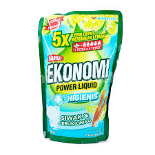 Ekonomi Power Liquid pencuci piring Siwak & Lime 760ml