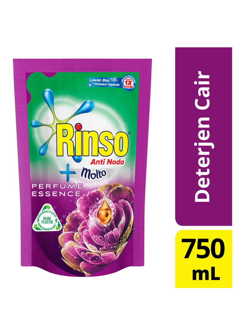 Rinso Deterjen Liquid Molto Perfume Essence 750Ml 