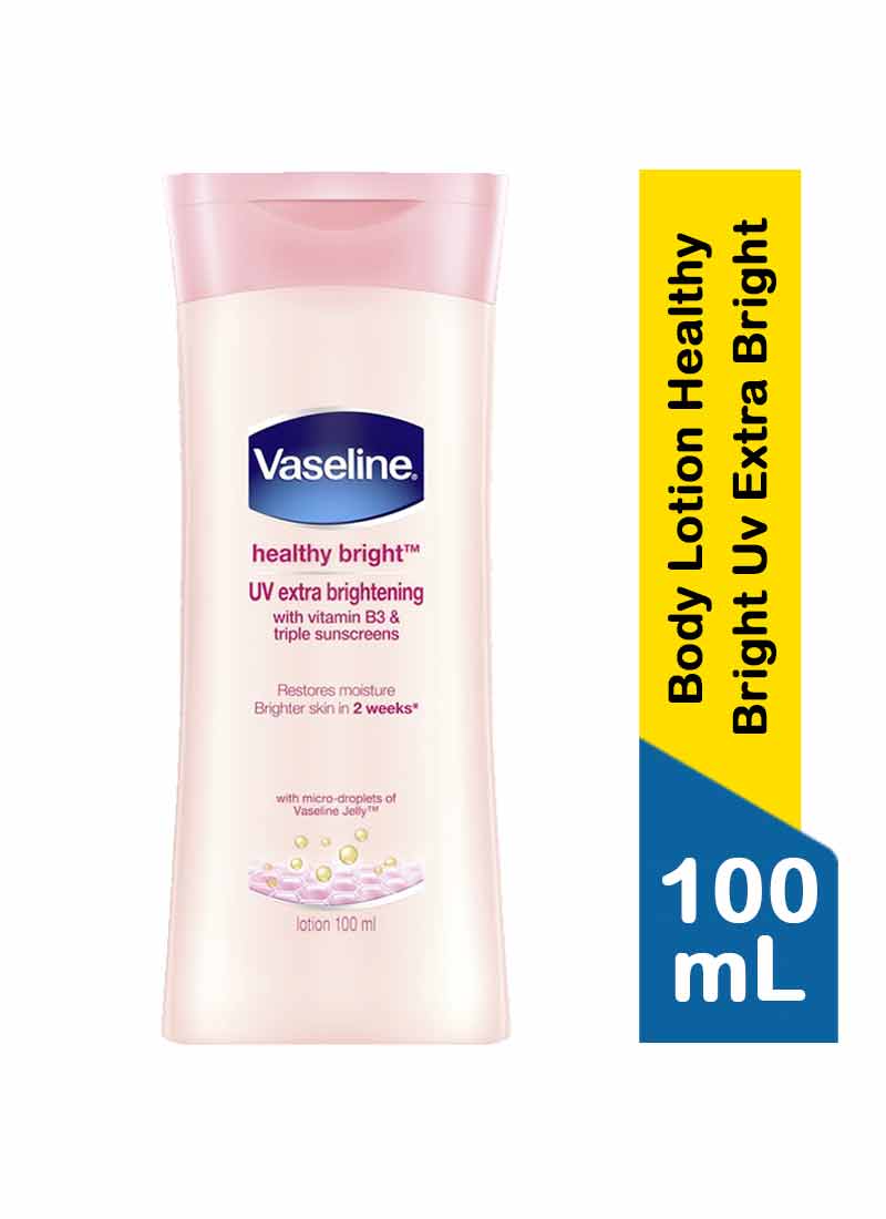 Vaseline Body Lotion Healthy Bright Uv Extra Bright 100Ml